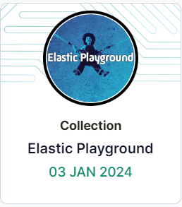Elastic Playground Badge