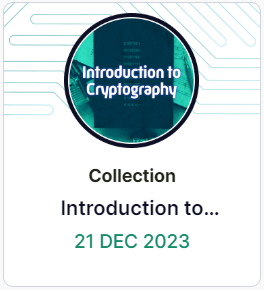 Introduction to Cryptography Badge