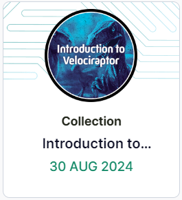 Introduction to Velociraptor Badge
