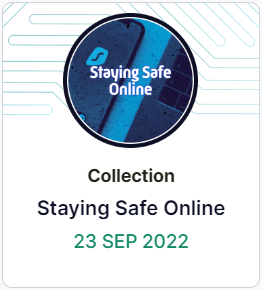 Staying Safe Online Badge
